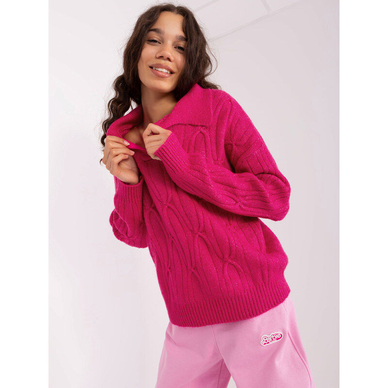 Wool Fashion Italia Sweater-AT-SW-2349-2.96-fuchsia 64688729