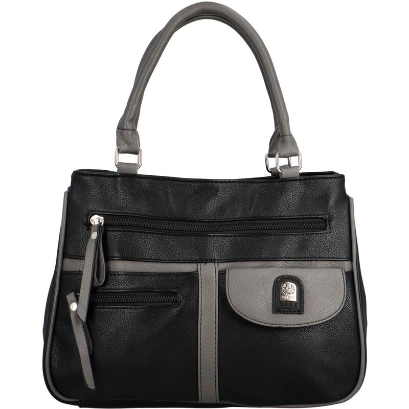 Dámska kabelka do ruky čierno/sivá - Firenze Aryana Teea čierna 66229423