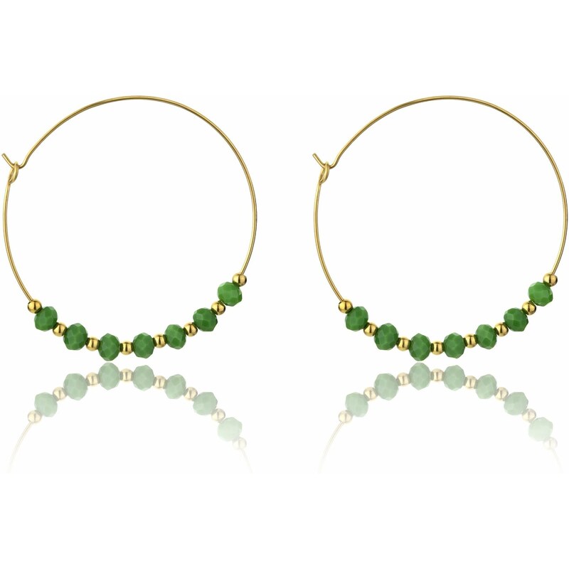 Emily Westwood Pozlátené kruhové náušnice EWE23025G 66587295