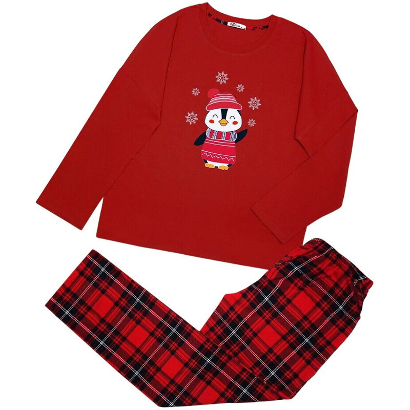 Dámske pyžamo 165/030 červená - Karol 49777437