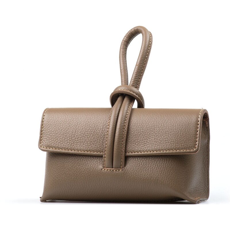 Blaire Kožená kabelka Valerie fango 64987868