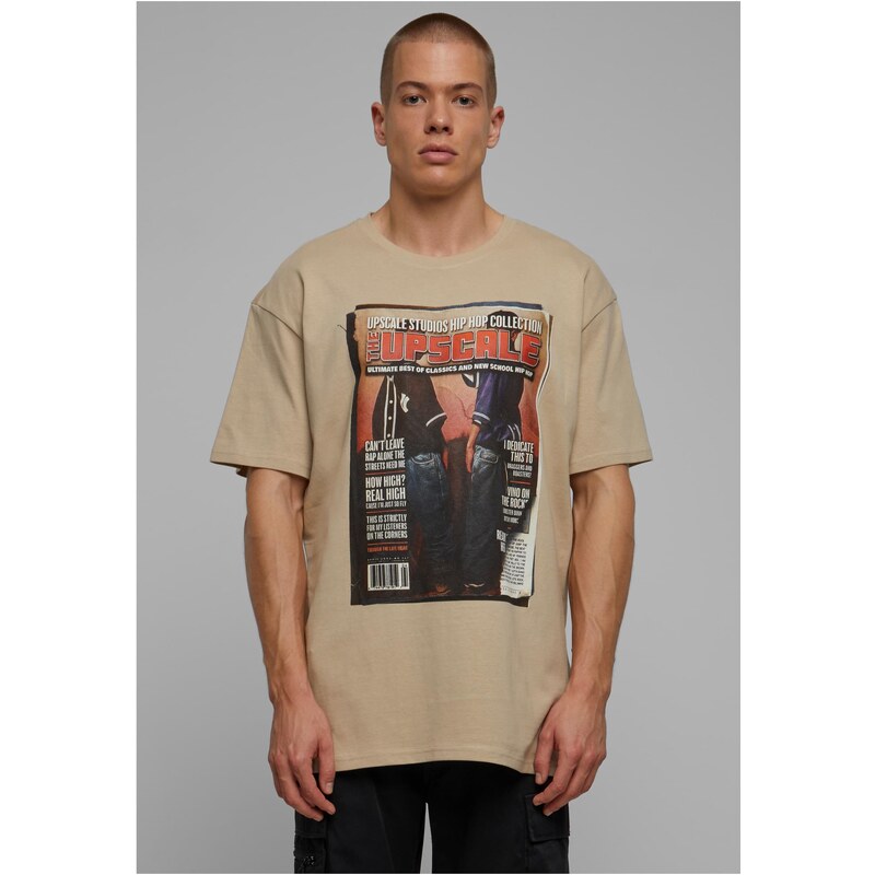 Mister Tee Mens T-shirt oversize Upscale Magazine sand 56466859