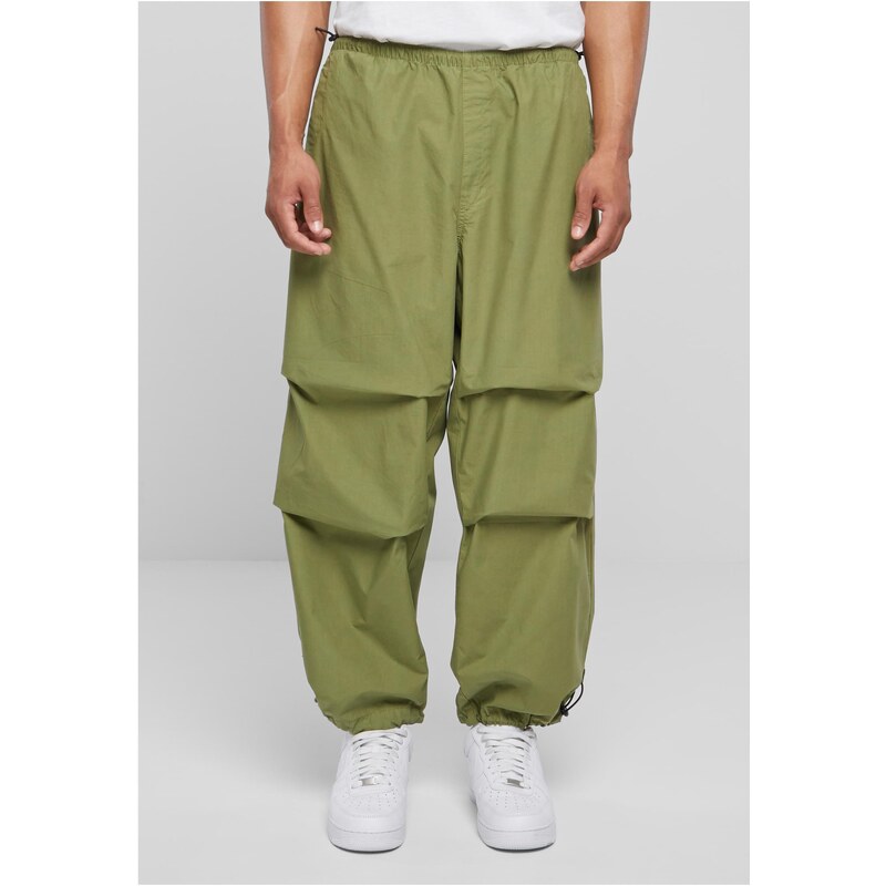 Urban Classics Mens pants Popline Parachute olive 55413724