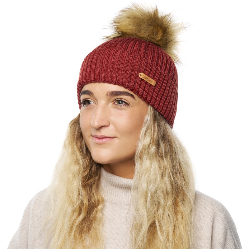 Vlnka Vlnená čiapka Woolee V32 oranžová 58229567