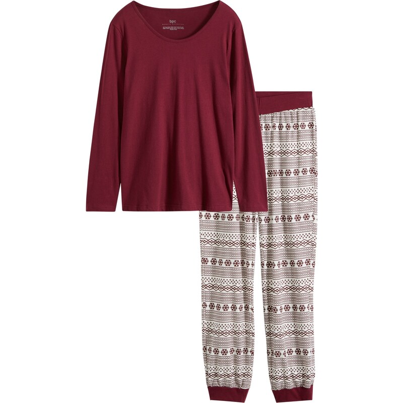 bonprix Pyžamo, farba červená 47086484