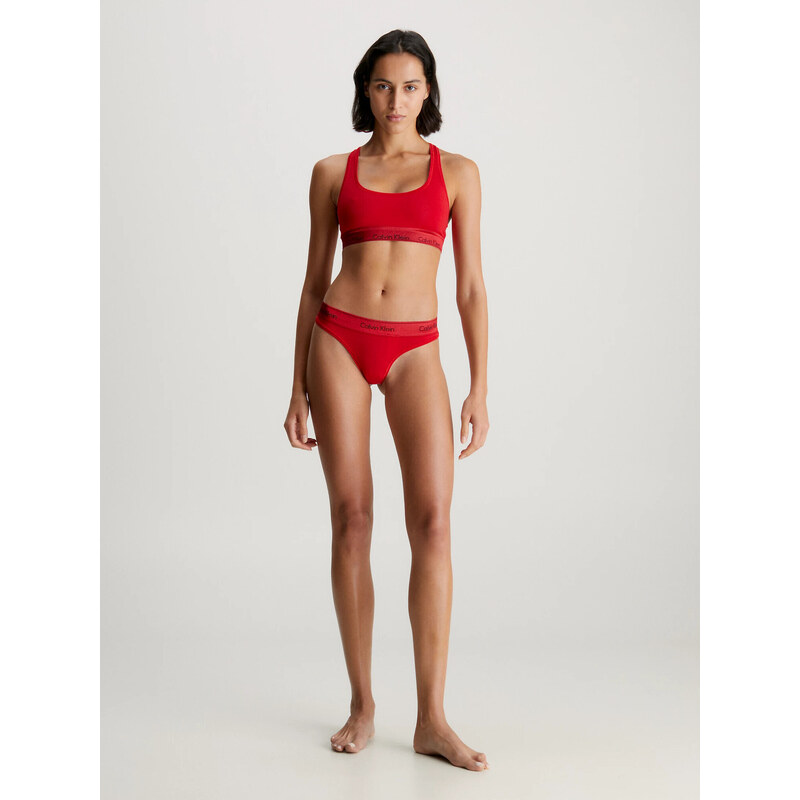 Dámska podprsenka braletka 000QF7445E XAT červená - Calvin Klein 58186855