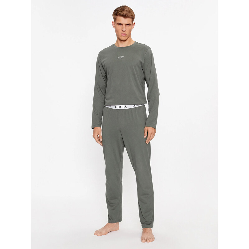 Pánske pyžamo U2BX00KBZG0 A911 sivé - Guess 49781534