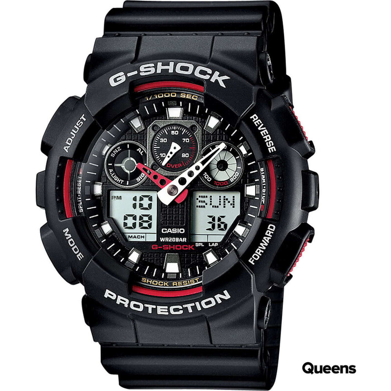 Hodinky Casio G-Shock GA 100-1A4ER Black/ Red Universal 47100693