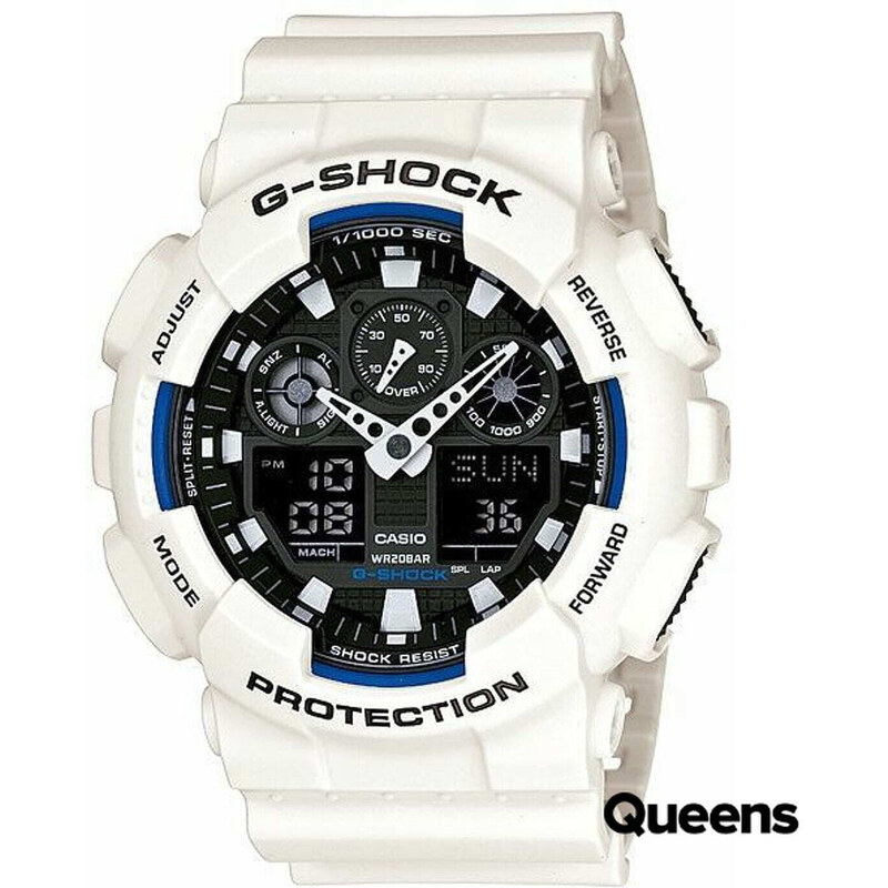 Hodinky Casio G-Shock GA 100B-7AER bílé Universal 47100573