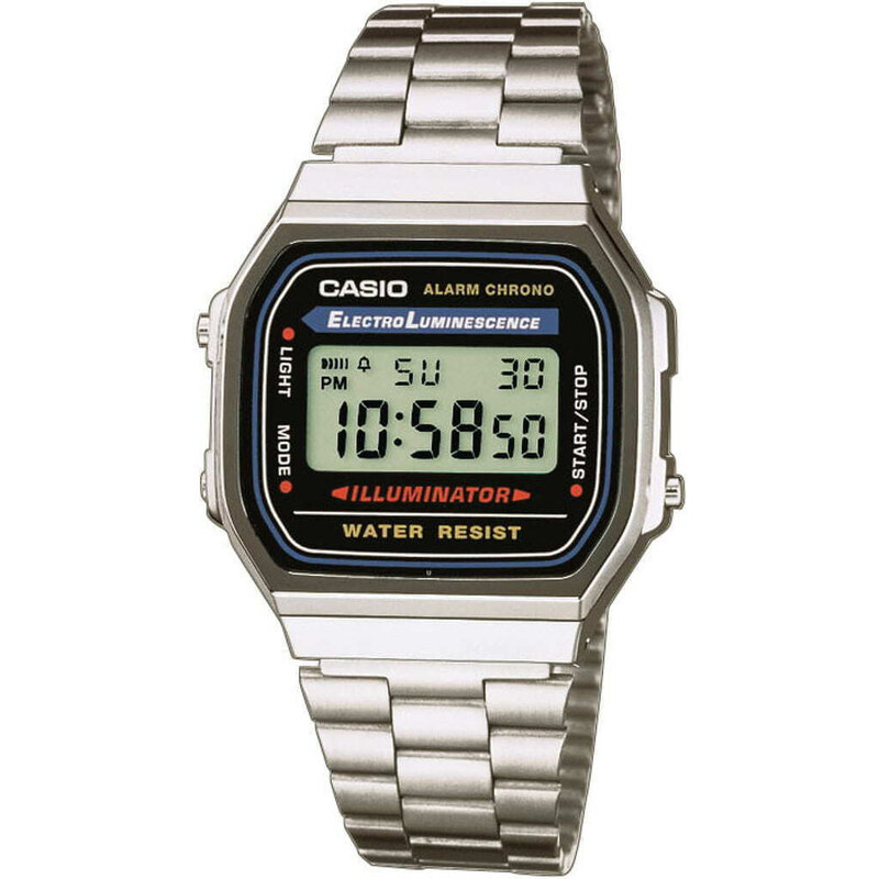 Hodinky Casio A168WA 1YES Silver Universal 47100688