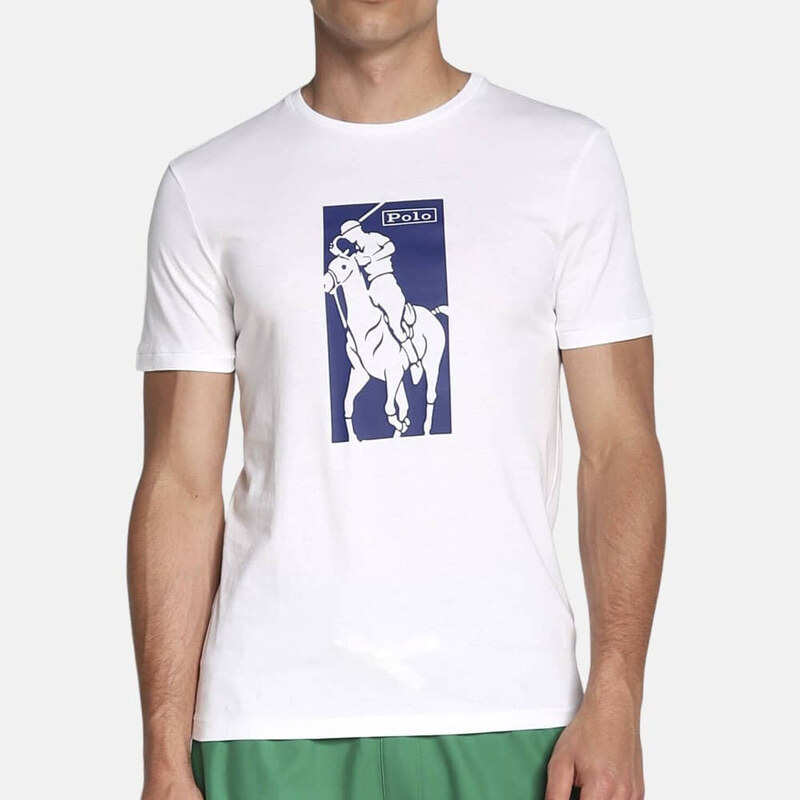 Pánské bílé triko Ralph Lauren 55464 47120324