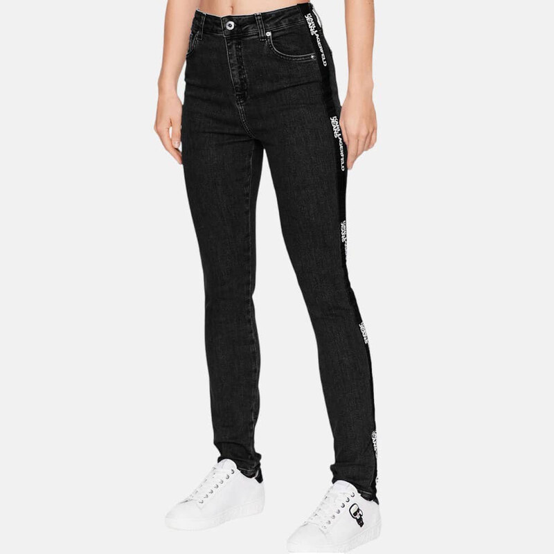 Dámské černé skinny džíny Karl Lagerfeld 55562 47120383
