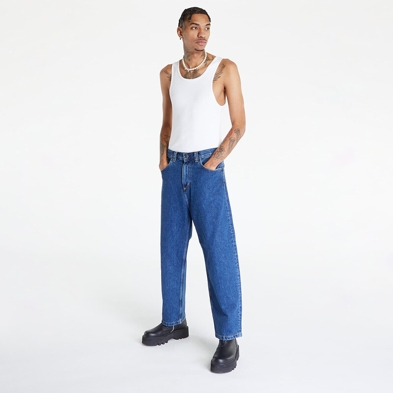 Kalhoty Carhartt WIP Brandon Pant Blue Stone Washed L 55498370