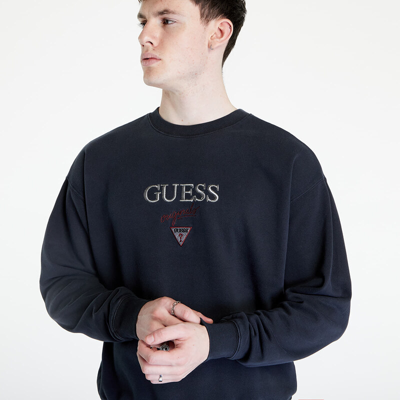 Guess Originals Mikina GUESS Baker Logo Crewneck Black XS 55804738
