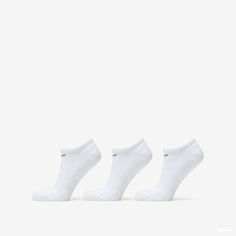 Nike Everyday Cushioned Training No-Show Socks 3-Pack White/ Black M 65775686