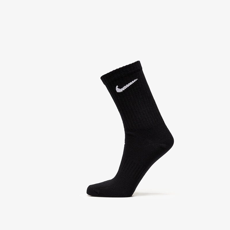 Nike Nike Everyday Lightweight Training Crew Socks 3-Pack Black/ White 47098302