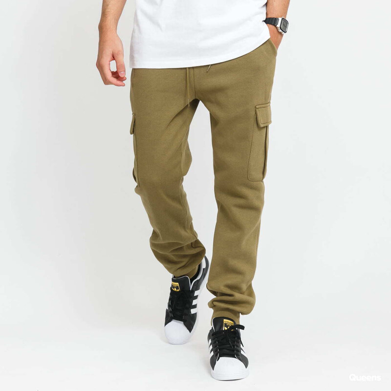 Tepláky Urban Classics Cargo Sweatpants Green S 54993085