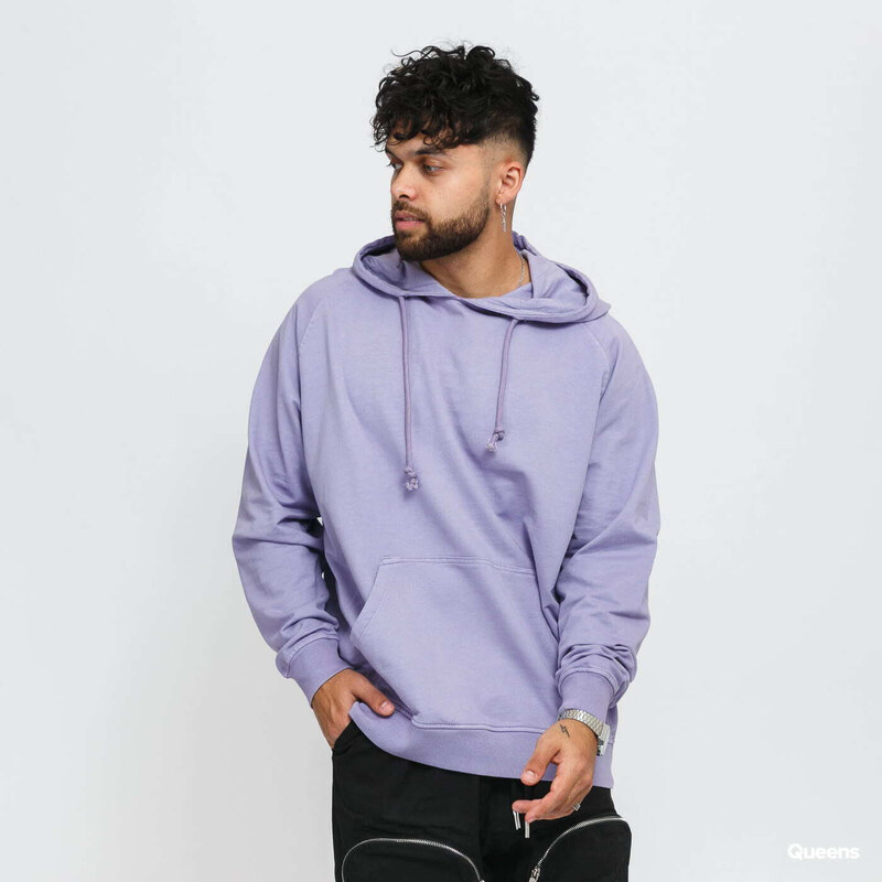 Mikina Urban Classics Overdyed Hoody Purple S 55804618