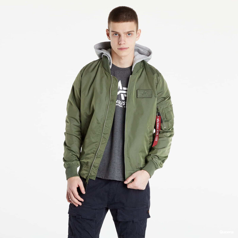 Bunda Alpha Industries MA-1 TT Hood BP Sage Green M 54992941