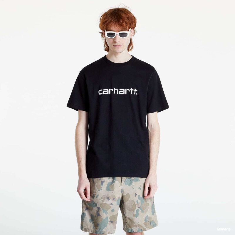 Tričko Carhartt WIP S/S Script T-Shirt Black/ White L 47093093