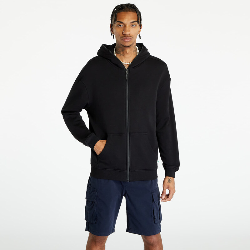 Mikina Urban Classics Organic Full Zip Hoodie Black L 62762320