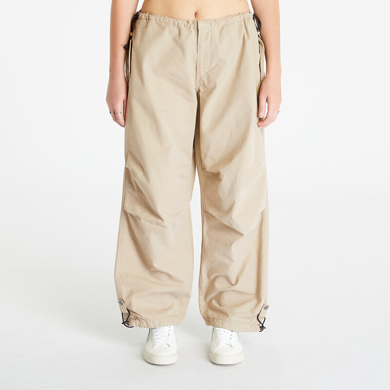 Dámské plátěné kalhoty Urban Classics Ladies Cotton Parachute Pants Wetsand