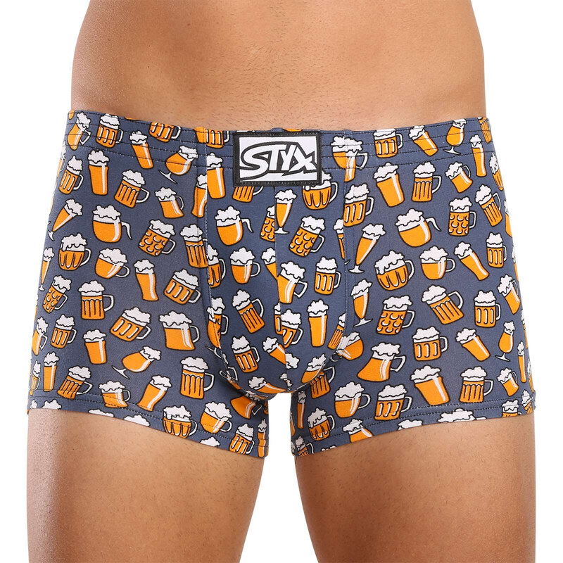Pánske boxerky Styx art klasická guma pivo (Q1357) 47127299