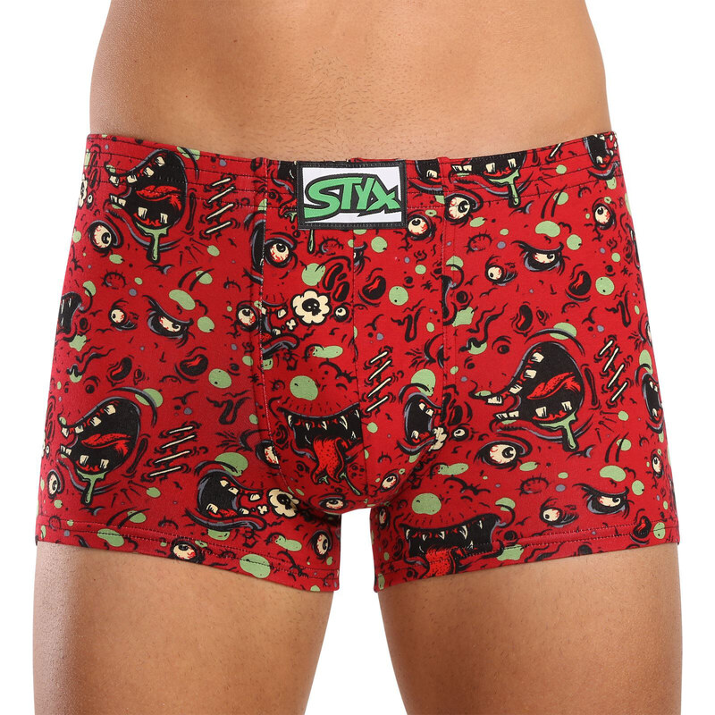 Pánske boxerky Styx art klasická guma zombie (Q1451) 47127302