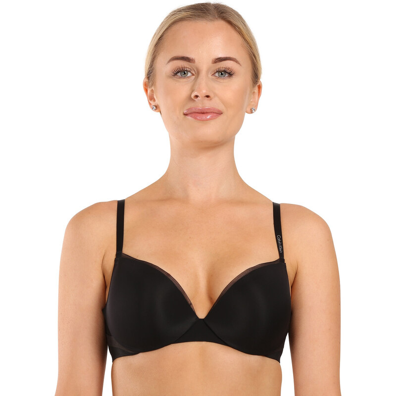 Dámska podprsenka Calvin Klein vystužená s kosticami čierna (QF1738E 29048148