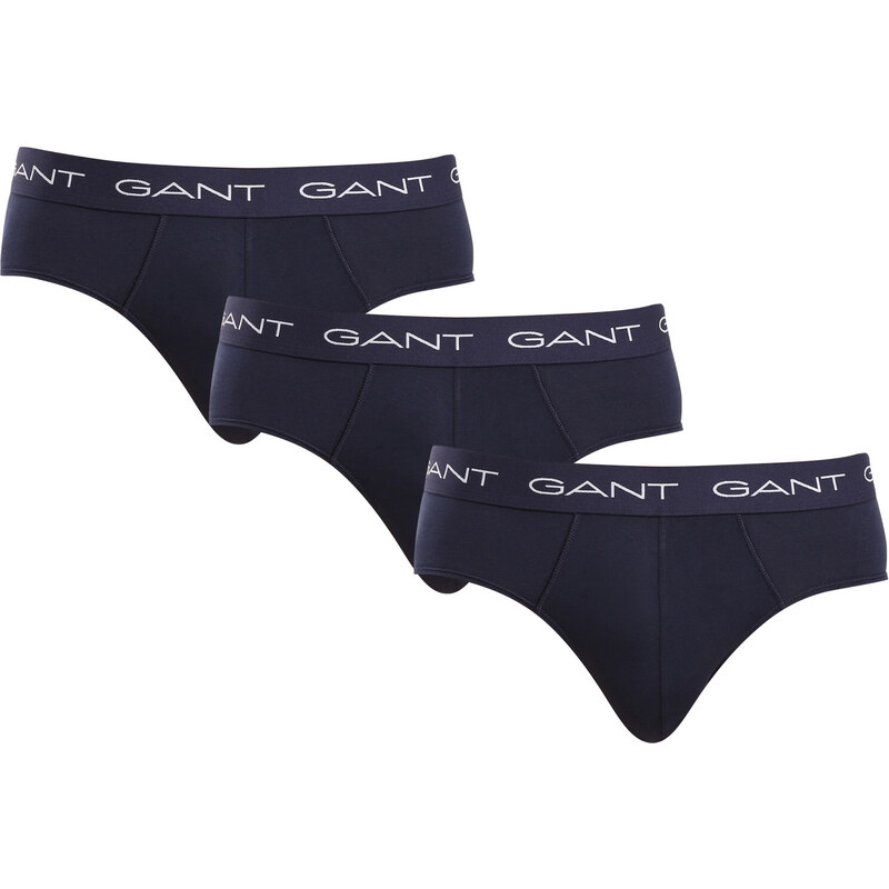 3PACK pánske slipy Gant modré (900013001-405) 47127277