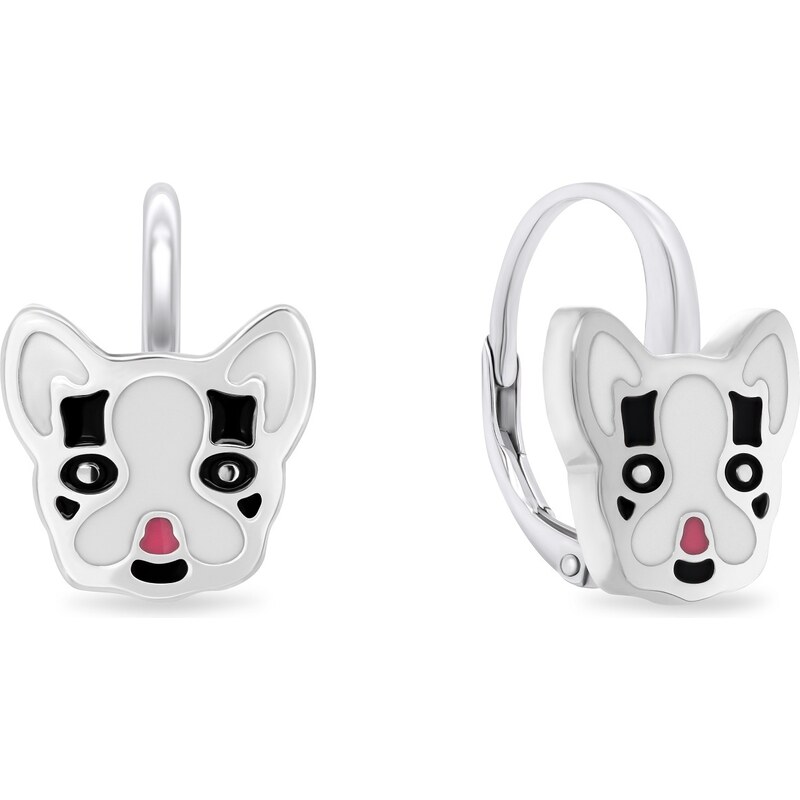 Brilio Silver Originálne strieborné náušnice Psík EA953W 66614645