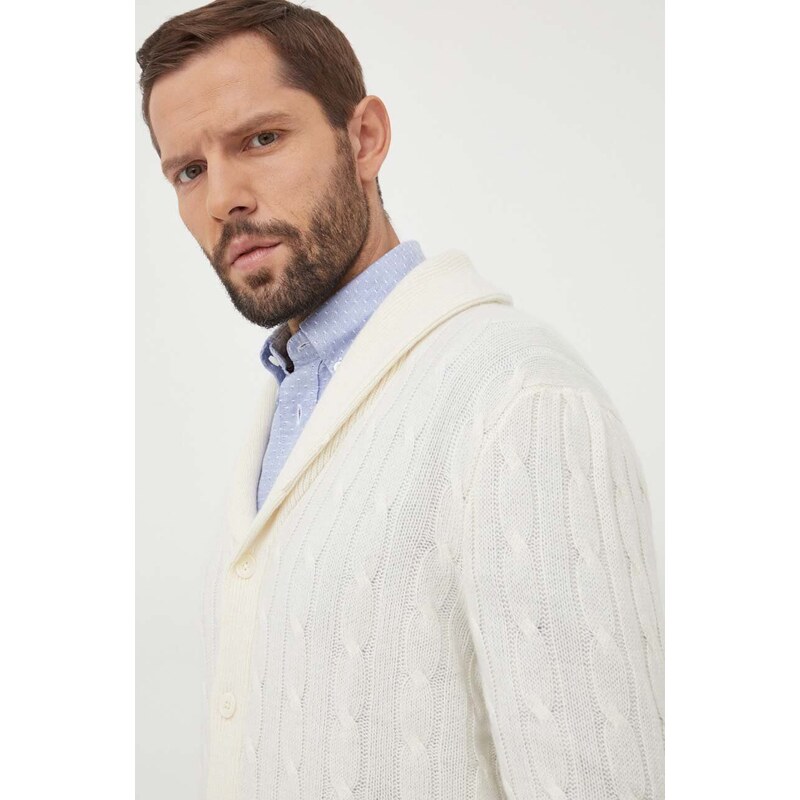 Kašmírový sveter Polo Ralph Lauren béžová farba, 710909166