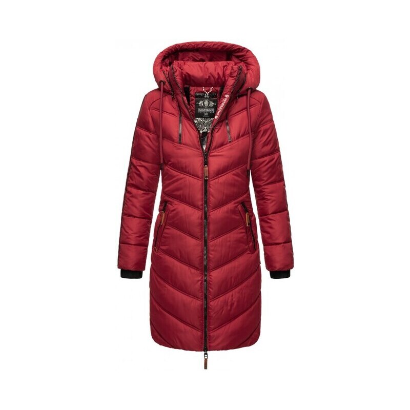 Marikoo ARMASA dámska zimná bunda, dark red