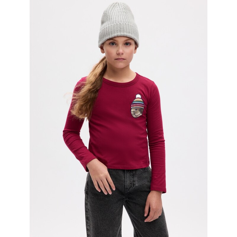 GAP Dievčenské tričko s potiskem 825157-01 66267436