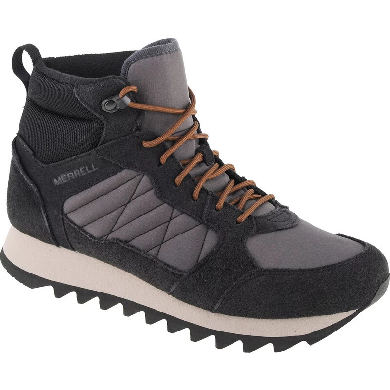 Čierne členkové topánky Merrell Alpine Sneaker Mid PLR WP 2 J004289 47135400