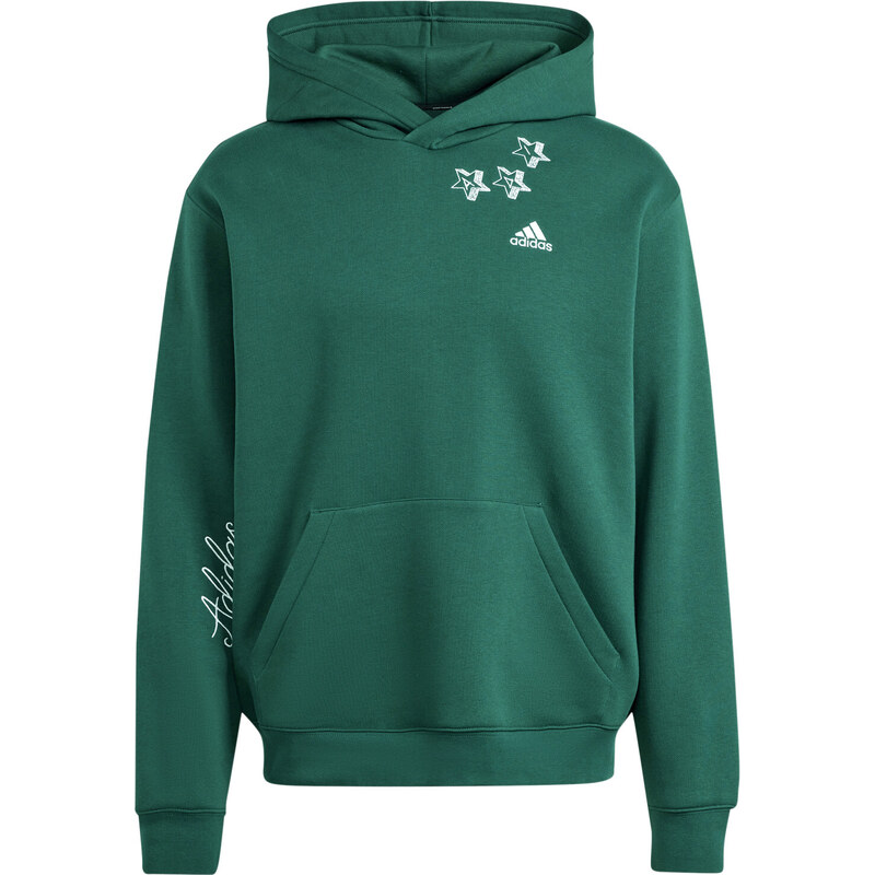 adidas Performance adidas Scribble Fleece Hoodie GREEN 47147263