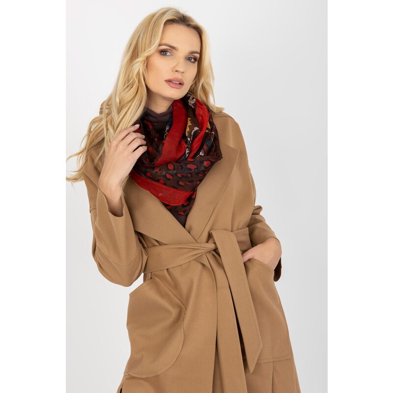 MladaModa Pestrofarebná viskózová komínová šatka model 23919 hnedá 47169063