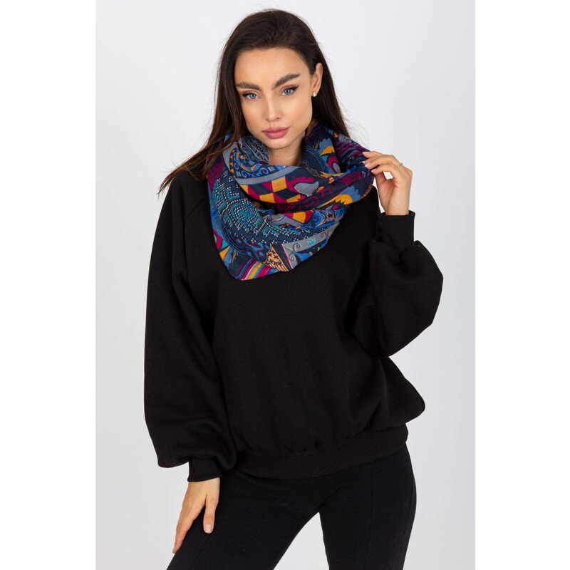 MladaModa Pestrofarebná viskózová komínová šatka model A991 námornícka 47169098