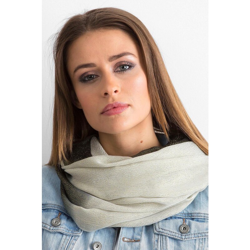 MladaModa Viskózová komínová šatka model 2131 šedá 47169111