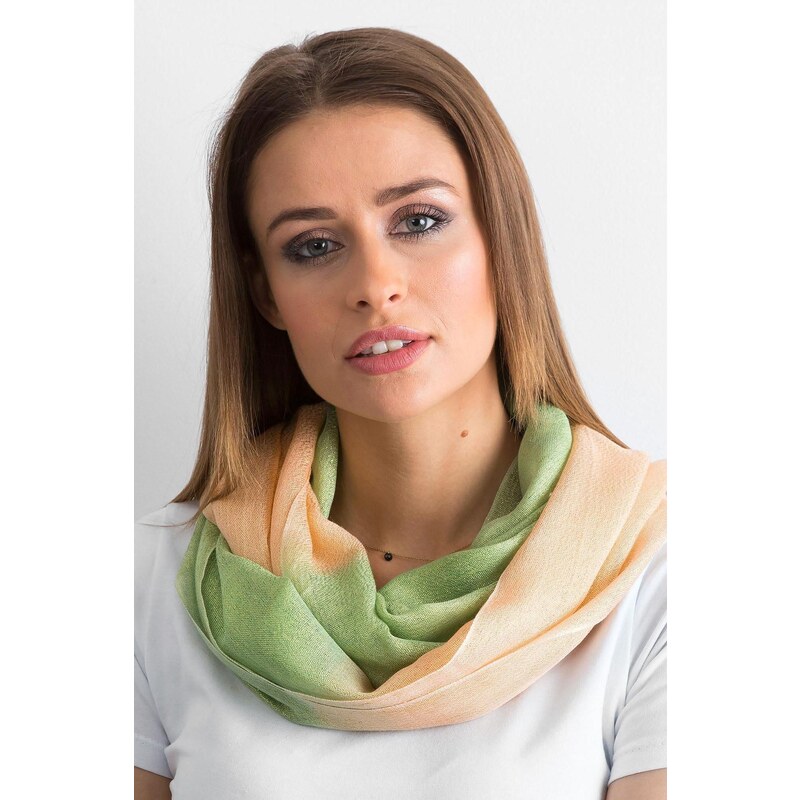 MladaModa Viskózová komínová šatka model 2131 zelená 47169119