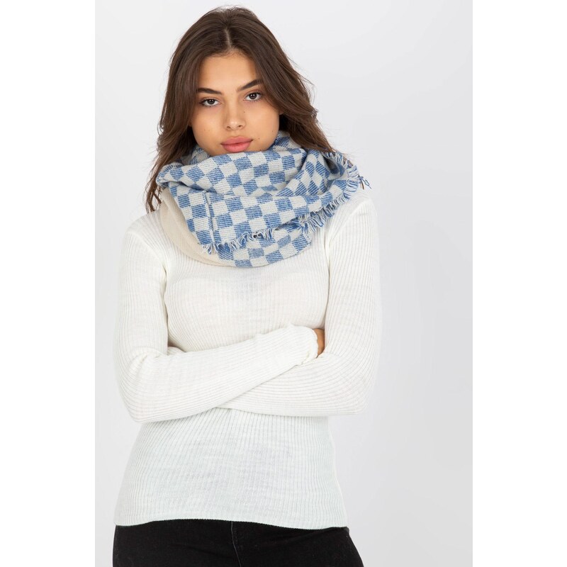 MladaModa Dámsky komín model 50110 farba ecru+džínsová 47169122