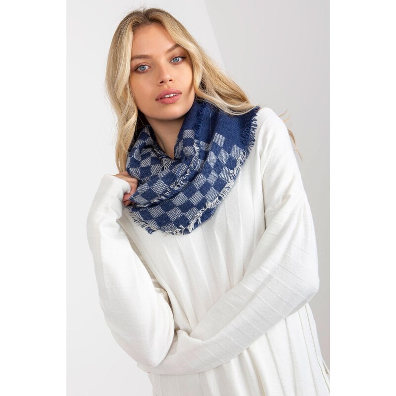 MladaModa Dámsky komín model 50110 farba námornícka modrá 47169123