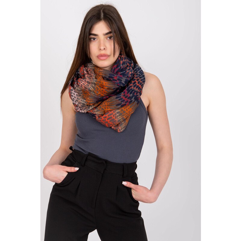 MladaModa Viskózová komínová šatka s potlačou model 41380 námornícka 47169139