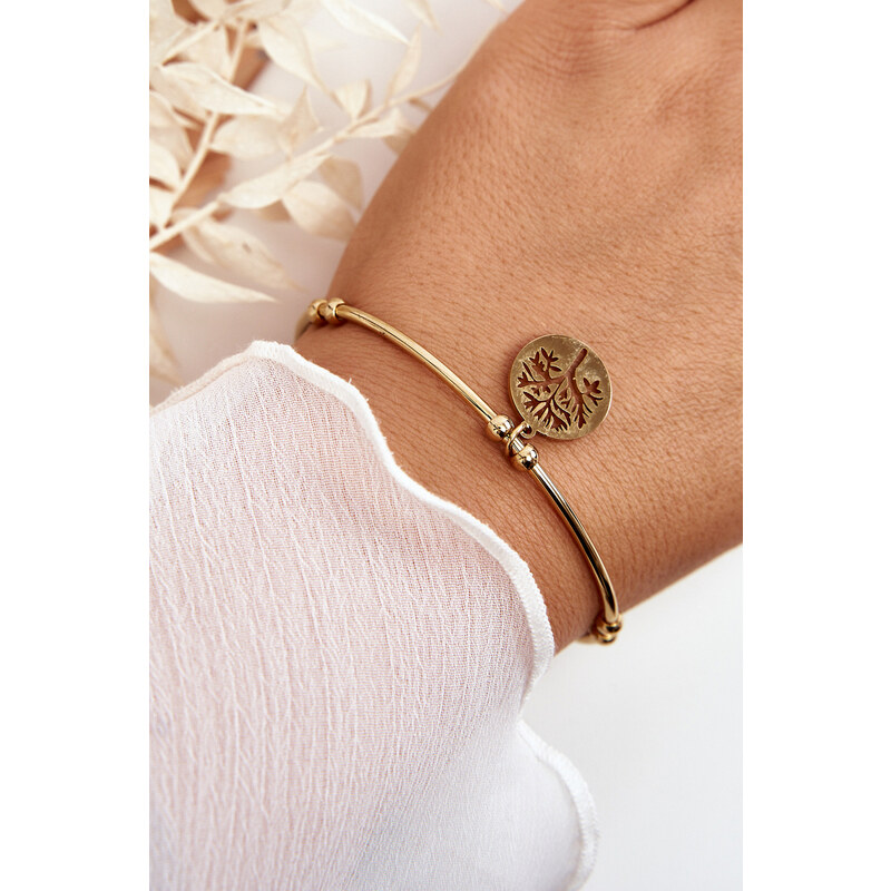 Boto Dámsky oceľový oceľový náramok zlatý strom 64691606