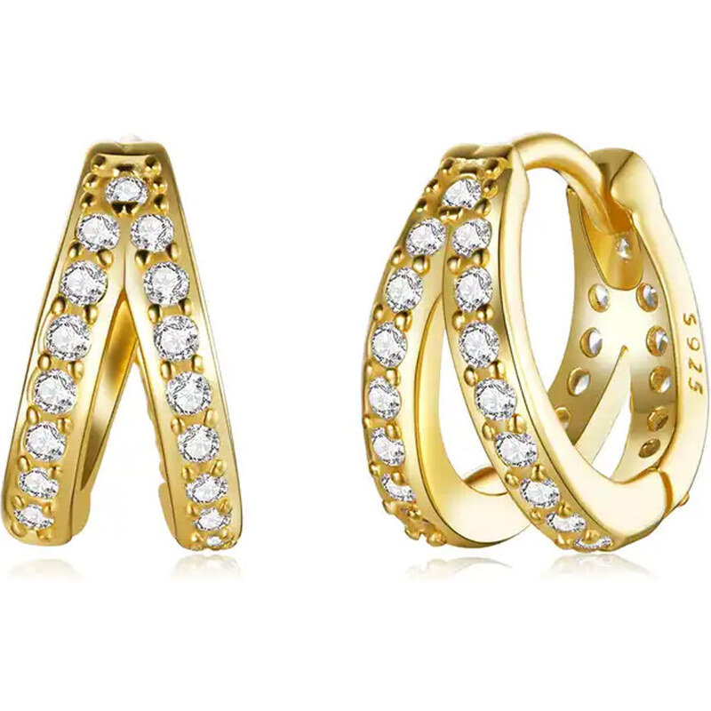 Dámske strieborné náušnice AVA 47196829