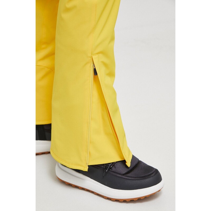 Lyžiarske nohavice Descente Nina žltá farba