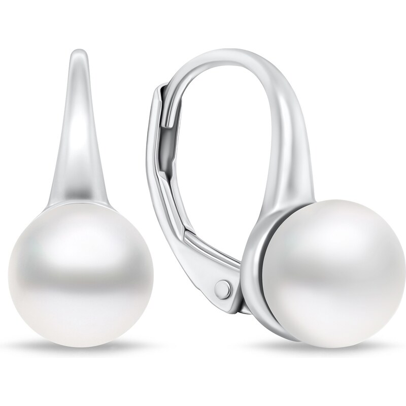 Brilio Silver Strieborné perlové náušnice EA938W 66591885