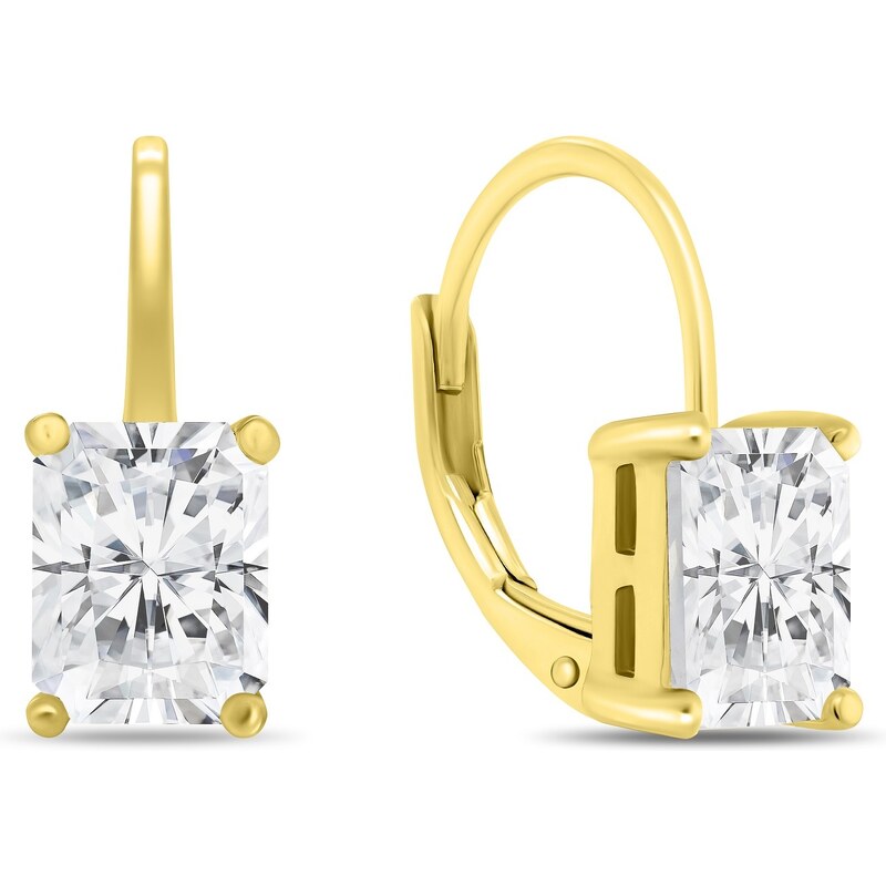 Brilio Silver Krásne pozlátené náušnice so zirkónmi EA937Y 66581818