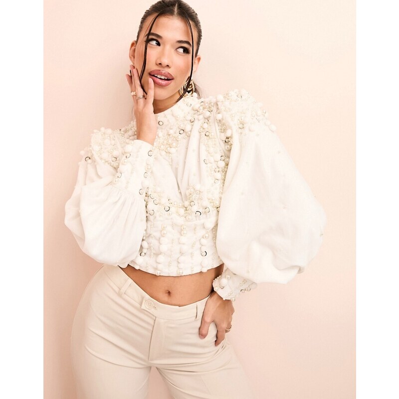 asos velvet top