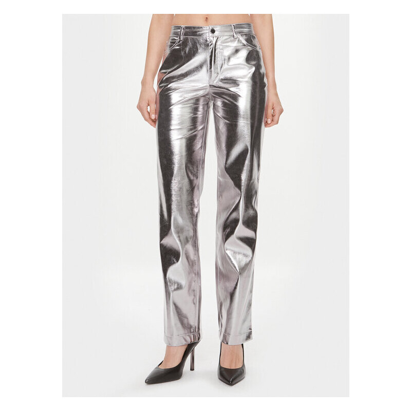 Nohavice z imitácie kože Guess 47212004